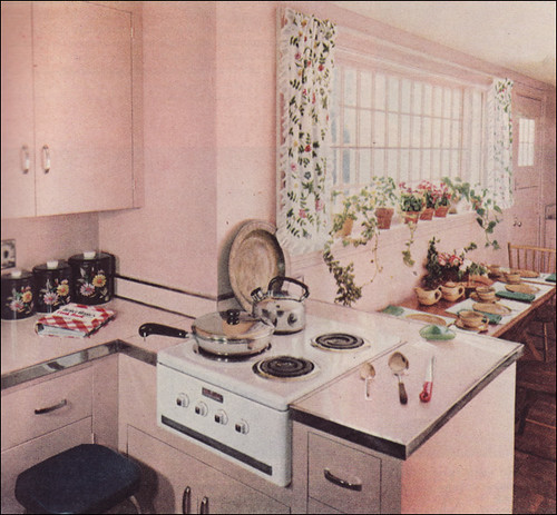 1951 Petal Pink Kitchen by Royal Barry Wills