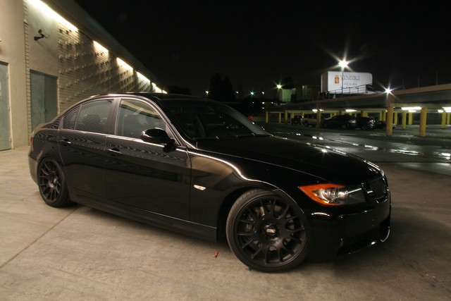 2008 BMW 335i E90 19x85 19x10 BBS CH wheels M3 Offset flat black