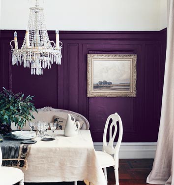 White Bedroom Furniture on Bold  Modern Dining Room   Embassy Purple  By Ralph Lauren   Flickr