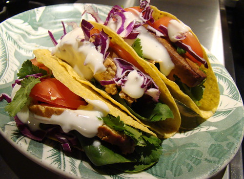 Tofu Tacos with Chipotle Lime Ranch