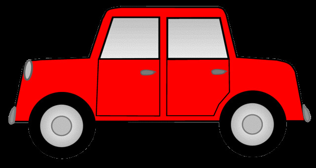 free red car clipart - photo #9