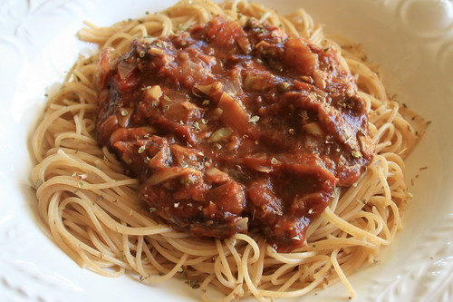 Vegan Fat-Free Chunky Spaghetti Sauce