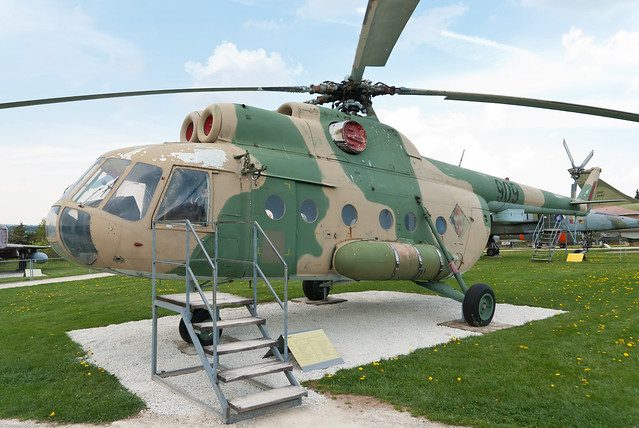 Nationale Volksarmee NVA Mil Mi8T 909 is parked on the green c n 10525 