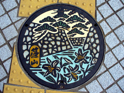 Sasayama town, Hyogo pref manhole cover（兵庫県篠山市のマンホール）