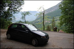 259 - Grenoble - My car in the surronding hills