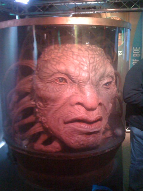 Elysia in Wonderland says The face of Boe Doctor Who Exhibition