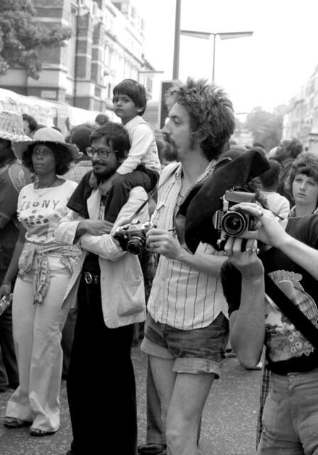 The cameras date this photo -  Notting Hill 1970's