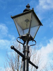 Old-fashioned street lamp