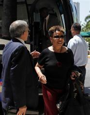 US Congresswoman Barbara Lee during her visit to Cuba where she led a Black Caucus delegation to the island nation. The delegation met with President Raul Castro and former leader Fidel Castro. by Pan-African News Wire File Photos