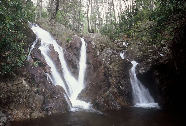 Waterfall along Cabin Creek at Grayson Highlands