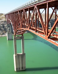 Pecos River Bridge, Val Verde County, Texas - March and September, 2008