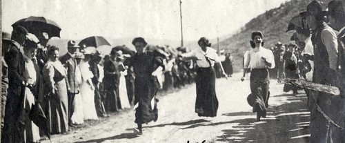 Victorian Women Run to the Finish Line (1906)