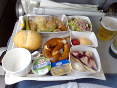 Airplane food / Flugzeugessen