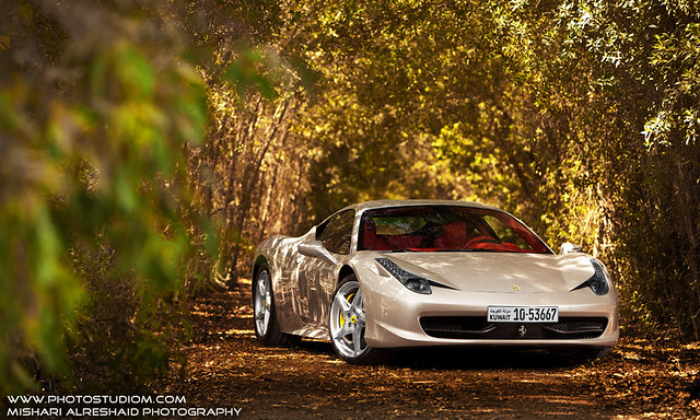 This photo is the 1st place winner at the first Kuwait Car Photography