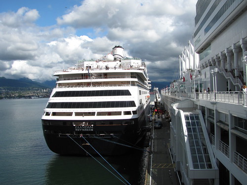 Vancouver's Cruise Ship Season 2010: Holland America's Zaandam at Canada Place by susan gittins