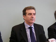 Minister Manolis Chrysochoidis. Photo by Flickr user Piazza del Popolo (CC BY 2.0).