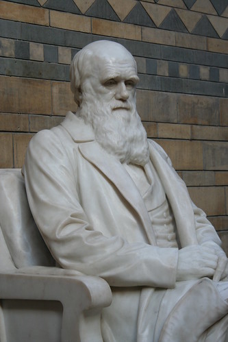Sculpture of Charles Darwin, Natural History Museum, London