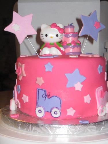 Hello Kitty Birthday Skate Party Small Cake for a small get together