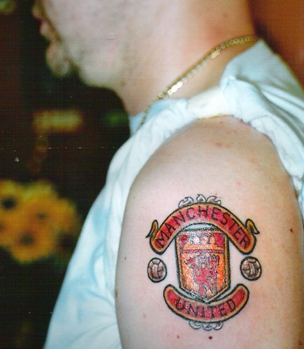 Club Crest Tattoo Man United By Dublin Ireland
