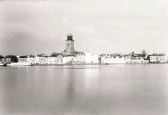 Pinhole pictures: towns on a river