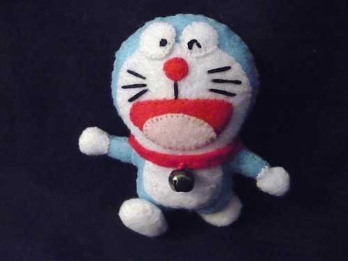 Homemade plush Doraemon by EnglishGirlAbroad