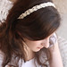 Cream Lace Headband