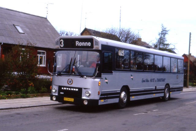 Danish Leyland - DAB HY 94524 , Ejvind Holm, Gudhjem, Bornholm 1987