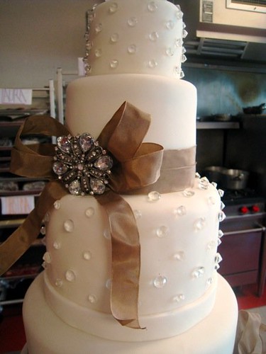 Edible Bling Wedding cake