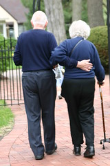 Mom and Dad Walking