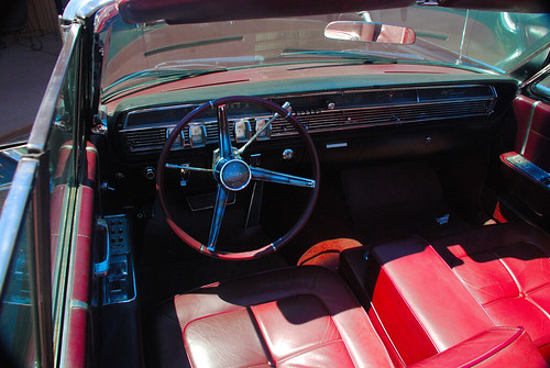 1964 lincoln continental convertible--Interior