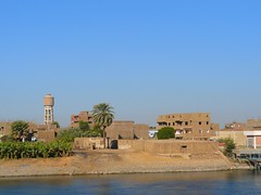Egypte, le Nil entre Edfou et Kom Ombo