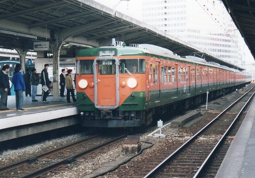 JRW 113series bound for Himeji in Osaka,Osaka,Osaka,Japan 1999?