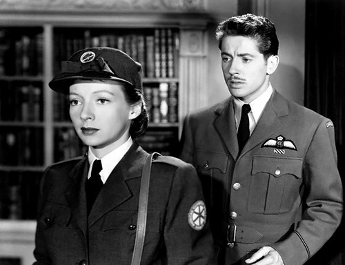 1948 Evelyn Keyes as Grizel Dane and Farley Granger as Pilot Officer Pax