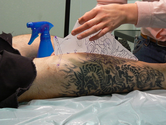 Ryan's Tattoo Peeling Off Template Pictures of Ryan's new tattoo Sun Wu