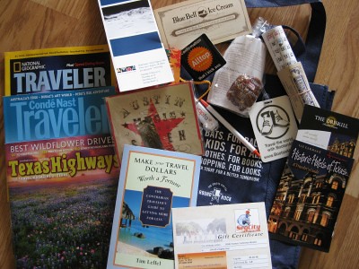 Travel Swag Bag Contents SXSWi