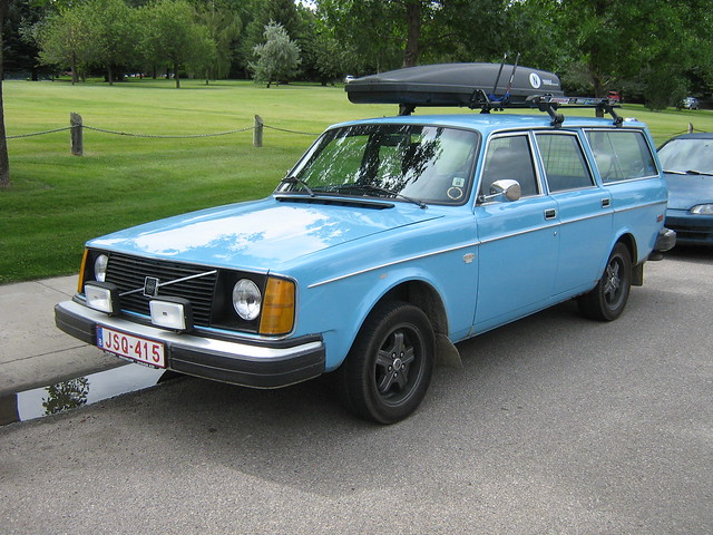 Volvo 245 DL Station Wagon with fog lights alloy wheels roof rack and a 