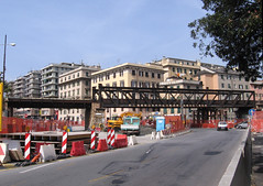 Rimozione e demolizione ponte ferroviario Curva Molini