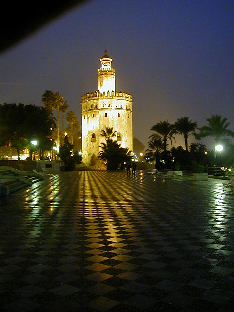Torre del Oro in Sevilla, EspaÃ±a.