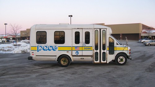 2001 Chevrolet Paratransit bus # 5094. Elk Grove Village Illinois. January 2009. by Eddie from Chicago