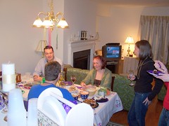 2006-02-25 - Jamie, Carolyn, and Marisa throw a Mardi Gras party