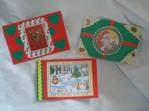 Handmade Christmas Postcards