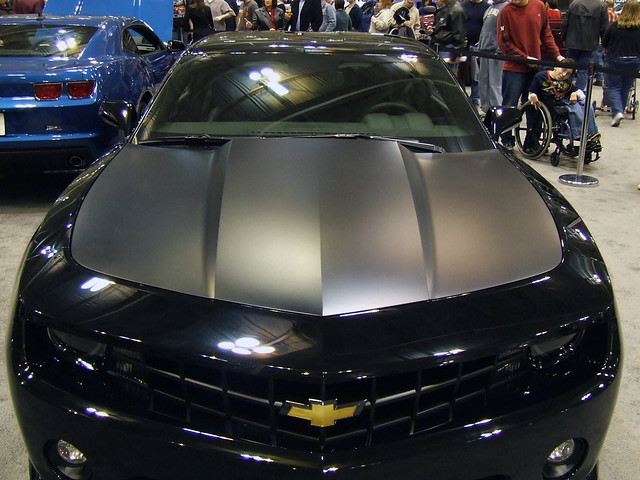 There were only two body pieces on the Camaro Black that weren't highgloss