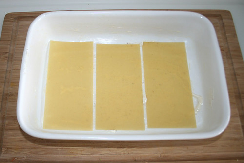 68 - Lasagneplatten einlegen / Put in lasagna sheets