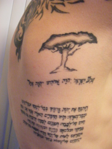 The Hebrew Tattoos Pool with geodata
