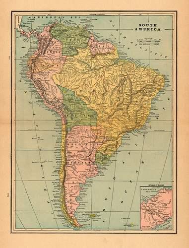 Map of South America