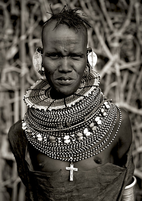 Christian Turkana woman - Kenya