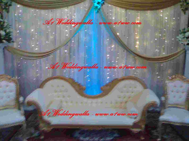 Wedding backdrops Wedding stage decoration by A1 Weddingwalla the 