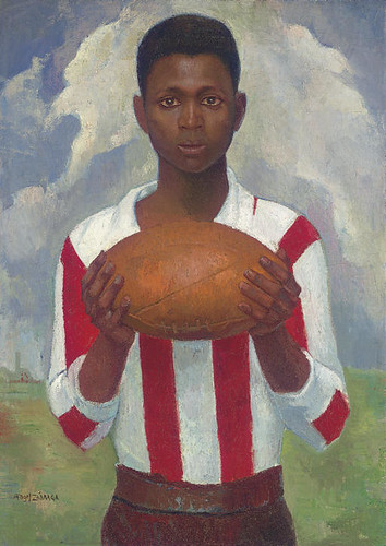 Angel Zarraga "Retrato de un jugador de rugby" 1925