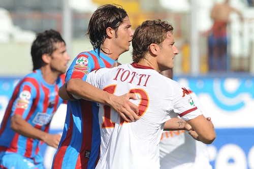 Biagianti vs Totti, sfida tra capitani...