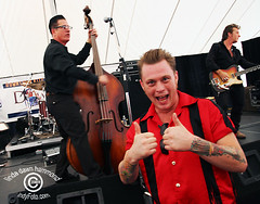 Lee Rocker at the Kitchener Blues Festival, 2009